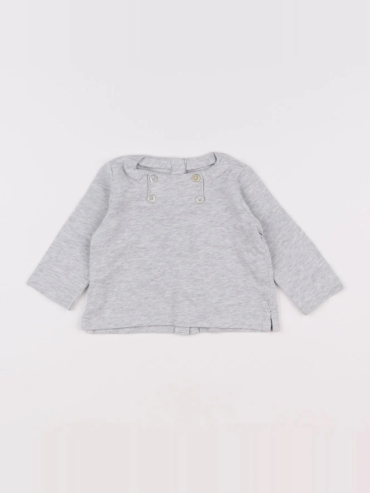 Natalys - tee-shirt gris - 6 mois