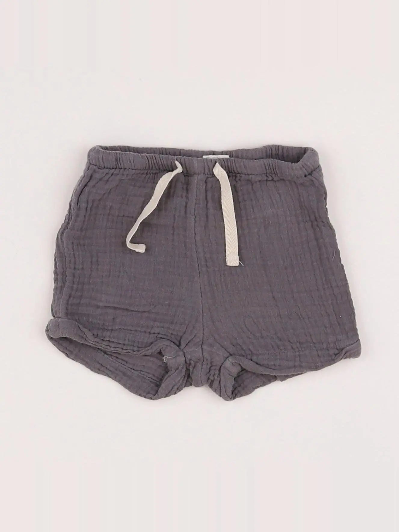 H&M - short taupe - 3/6 mois