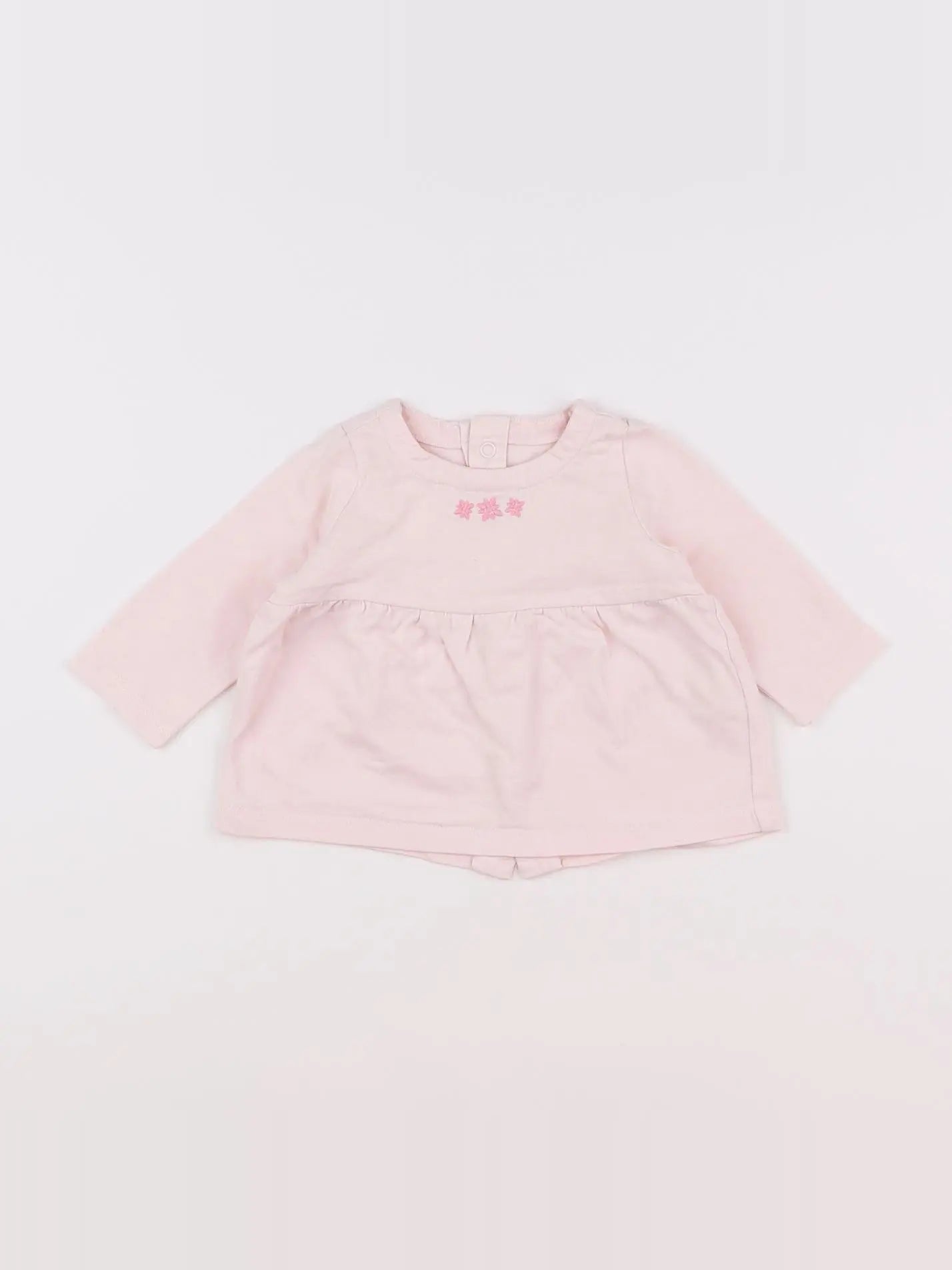 Natalys - tee-shirt rose - 3 mois