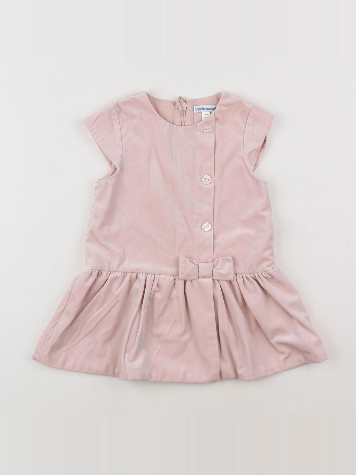 Vertbaudet - robe rose - 2 ans