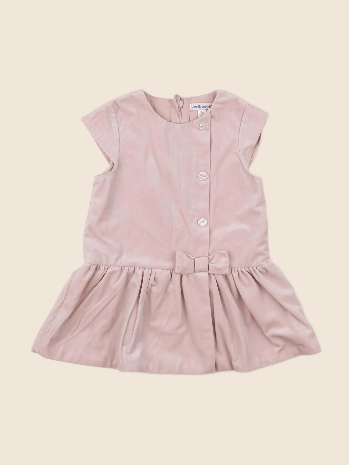 Vertbaudet - robe rose - 2 ans