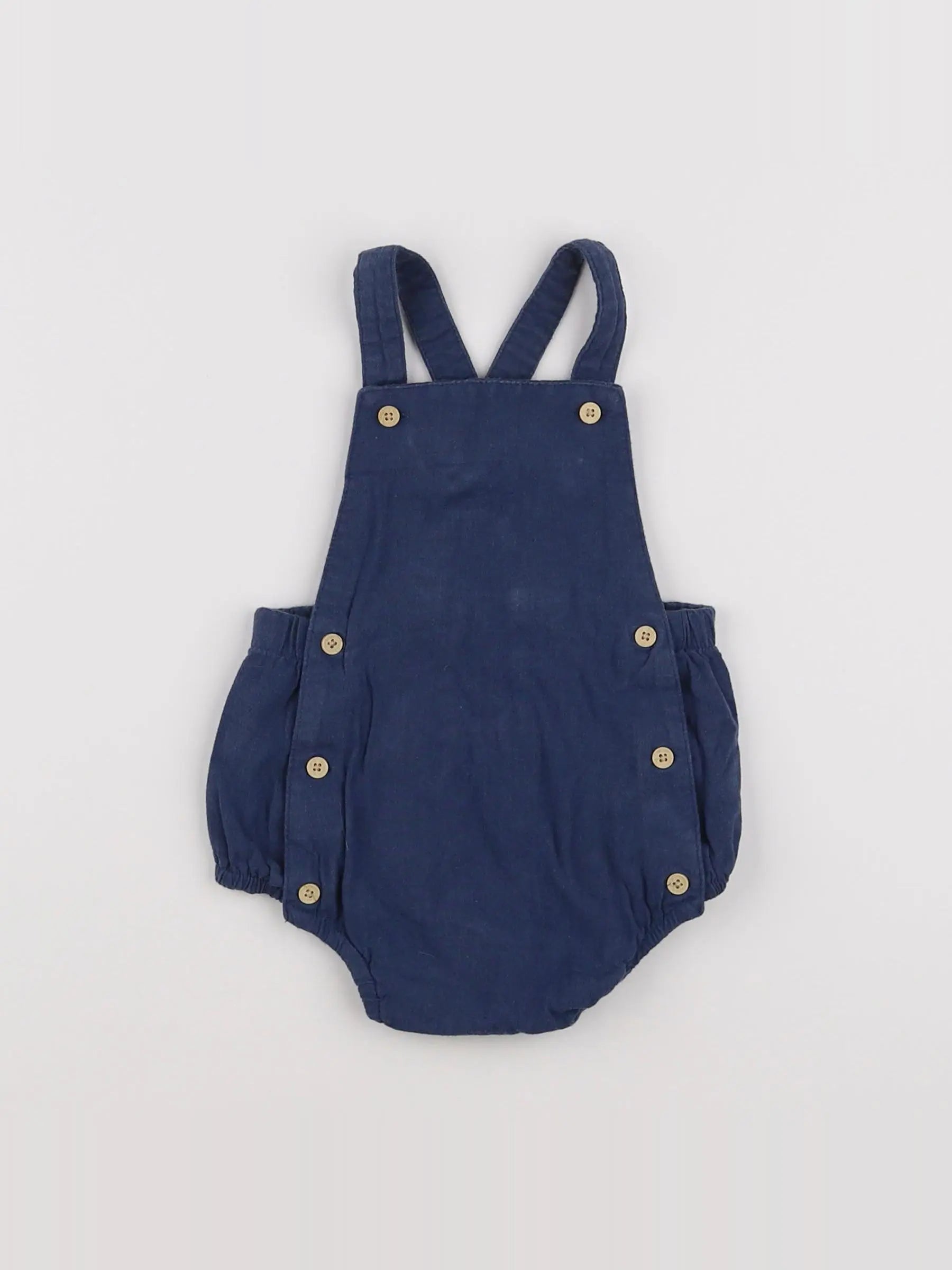 Vertbaudet - salopette bleu - 9 mois