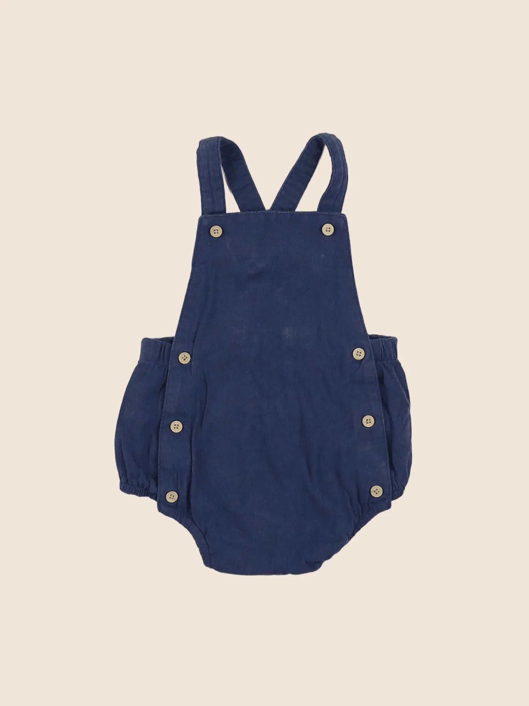 Vertbaudet - salopette bleu - 9 mois