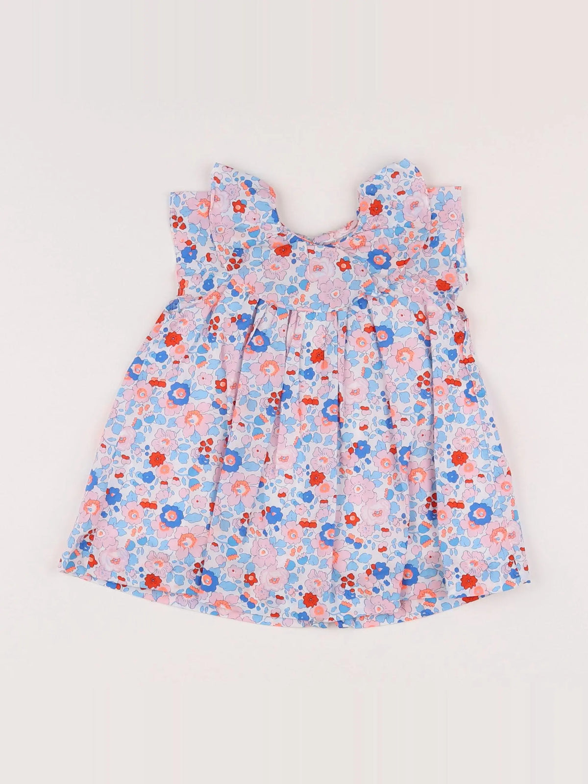 Jacadi - robe liberty multicolore - 6 mois