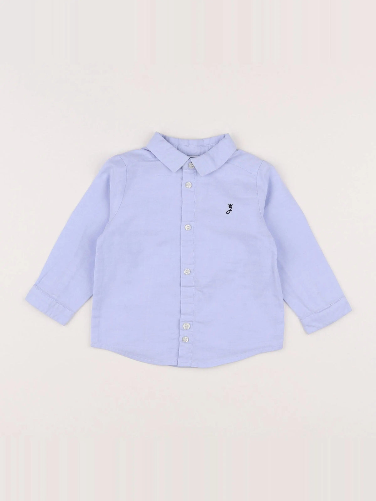 Jacadi - chemise bleu - 12 mois