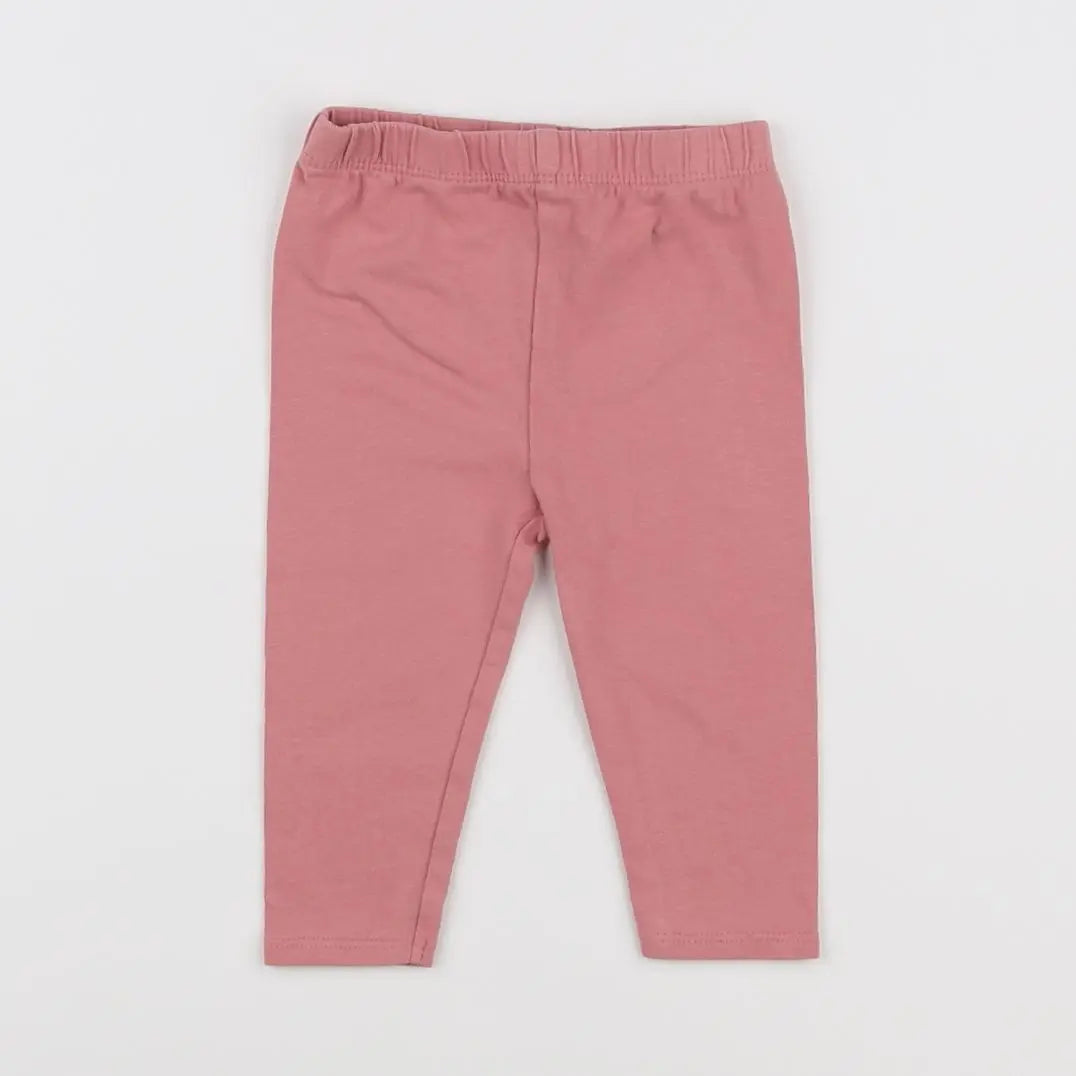 Vertbaudet - legging rose - 6 mois