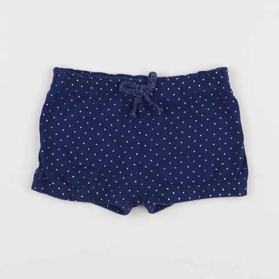 Vertbaudet - short bleu - 9 mois