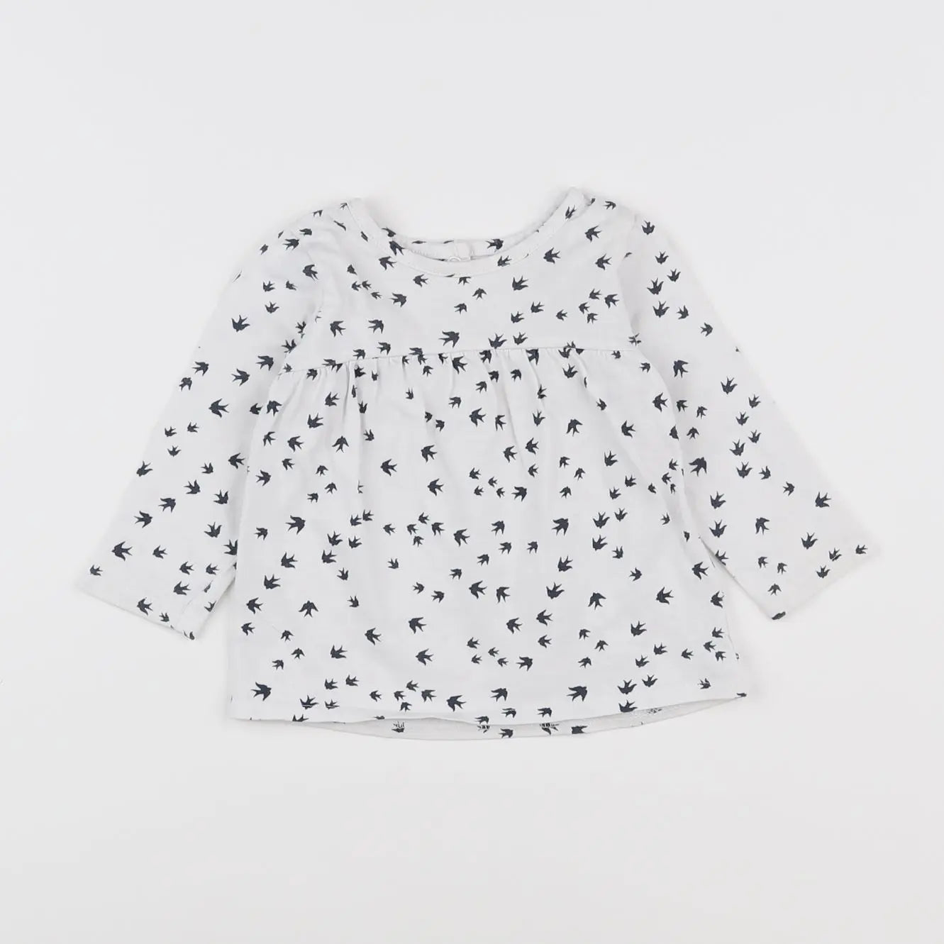 Vertbaudet - tee-shirt blanc - 6 mois