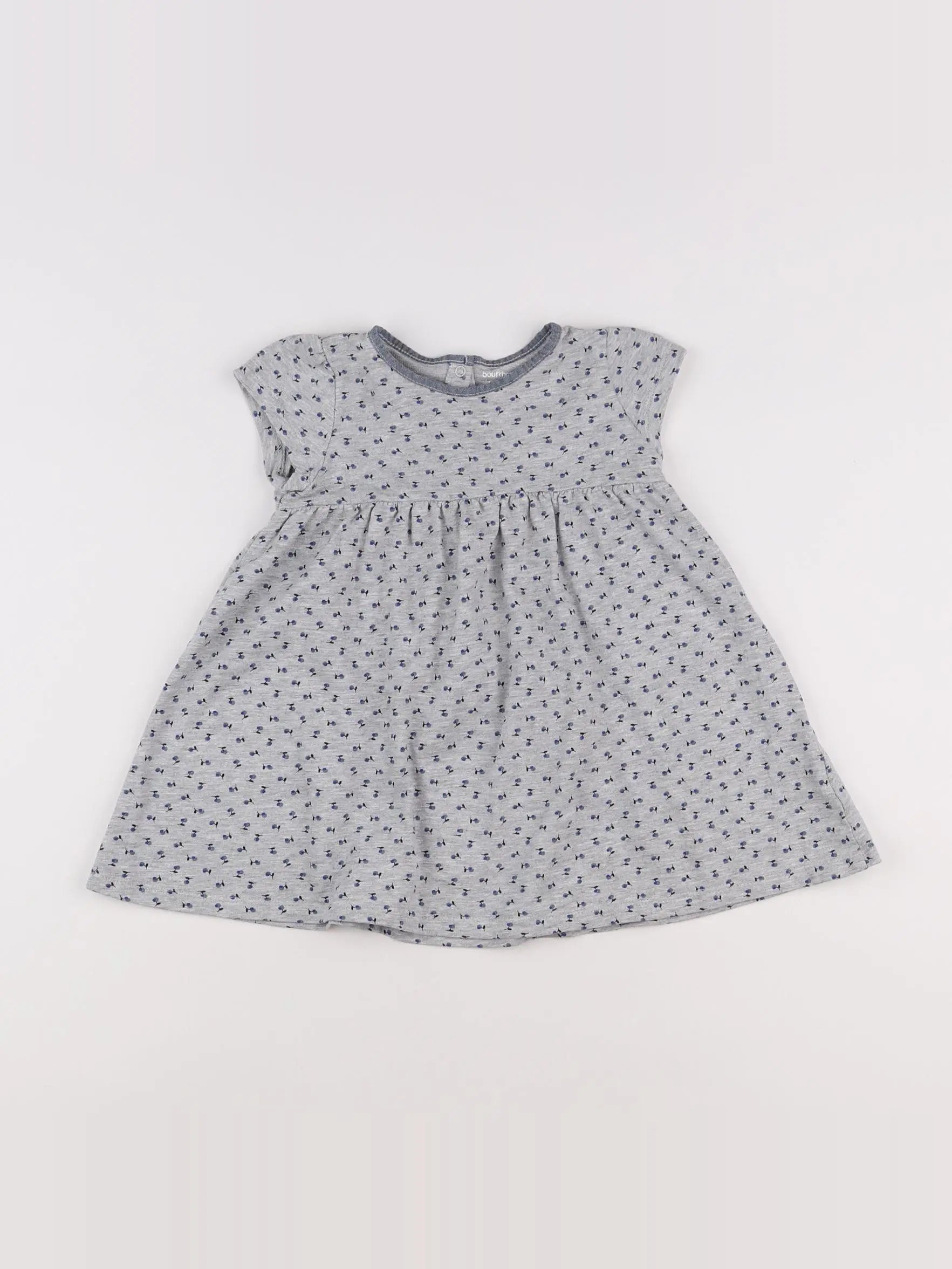 Boutchou - robe gris - 12 mois