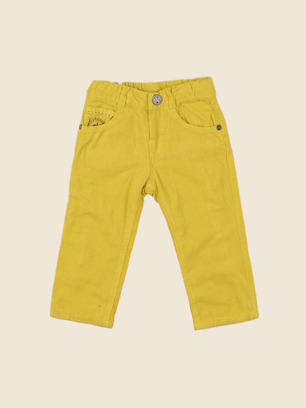 IKKS - pantalon jaune - 12 mois