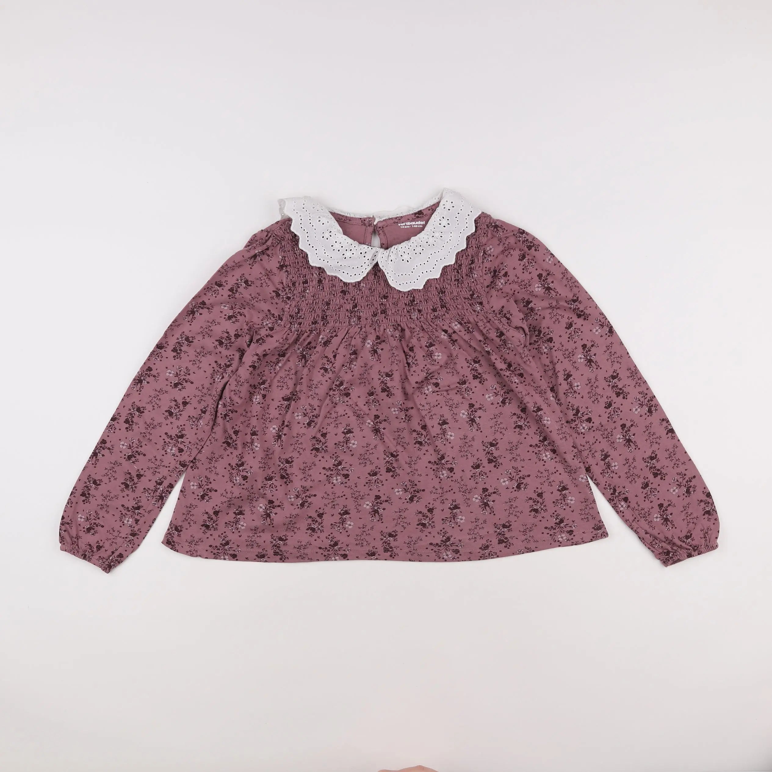 Vertbaudet - tee-shirt rose - 10 ans