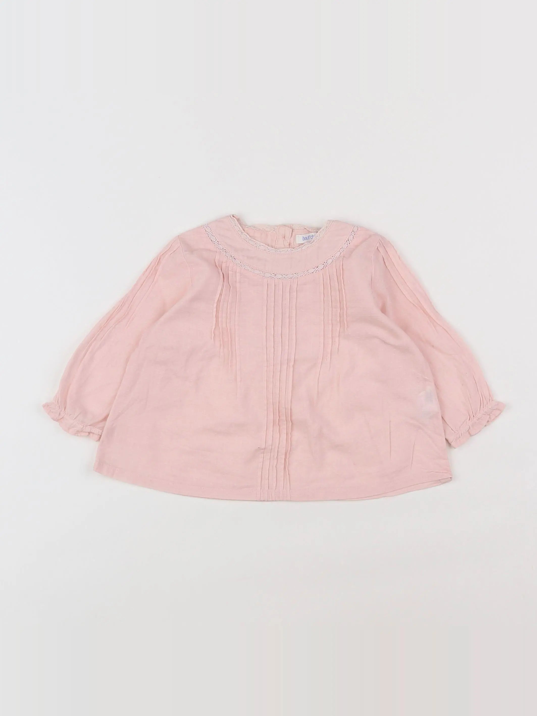 Boutchou - blouse rose - 6 mois