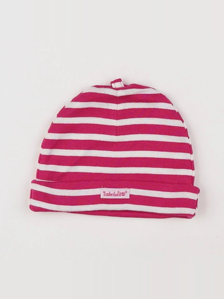 Timberland - bonnet blanc, rose - 6 mois