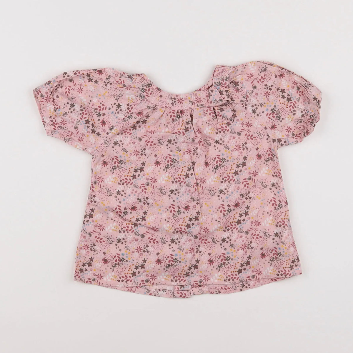 Vertbaudet - blouse rose - 12 mois