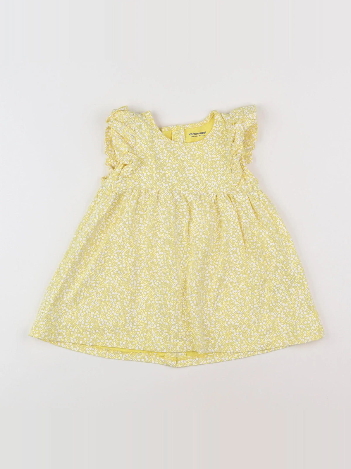 Vertbaudet - robe jaune - 18 mois