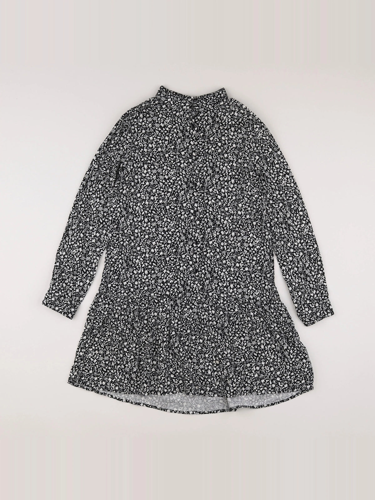 IKKS - robe blanc, noir - 12 ans