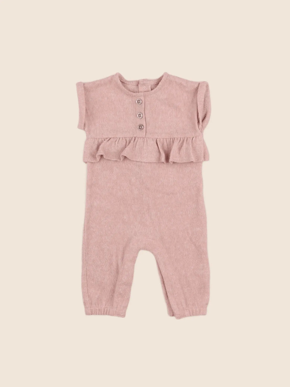 Vertbaudet - combinaison rose - 6 mois