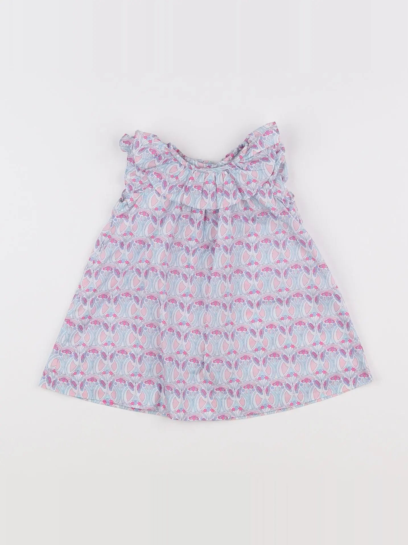 Jacadi - robe liberty multicolore - 6 mois