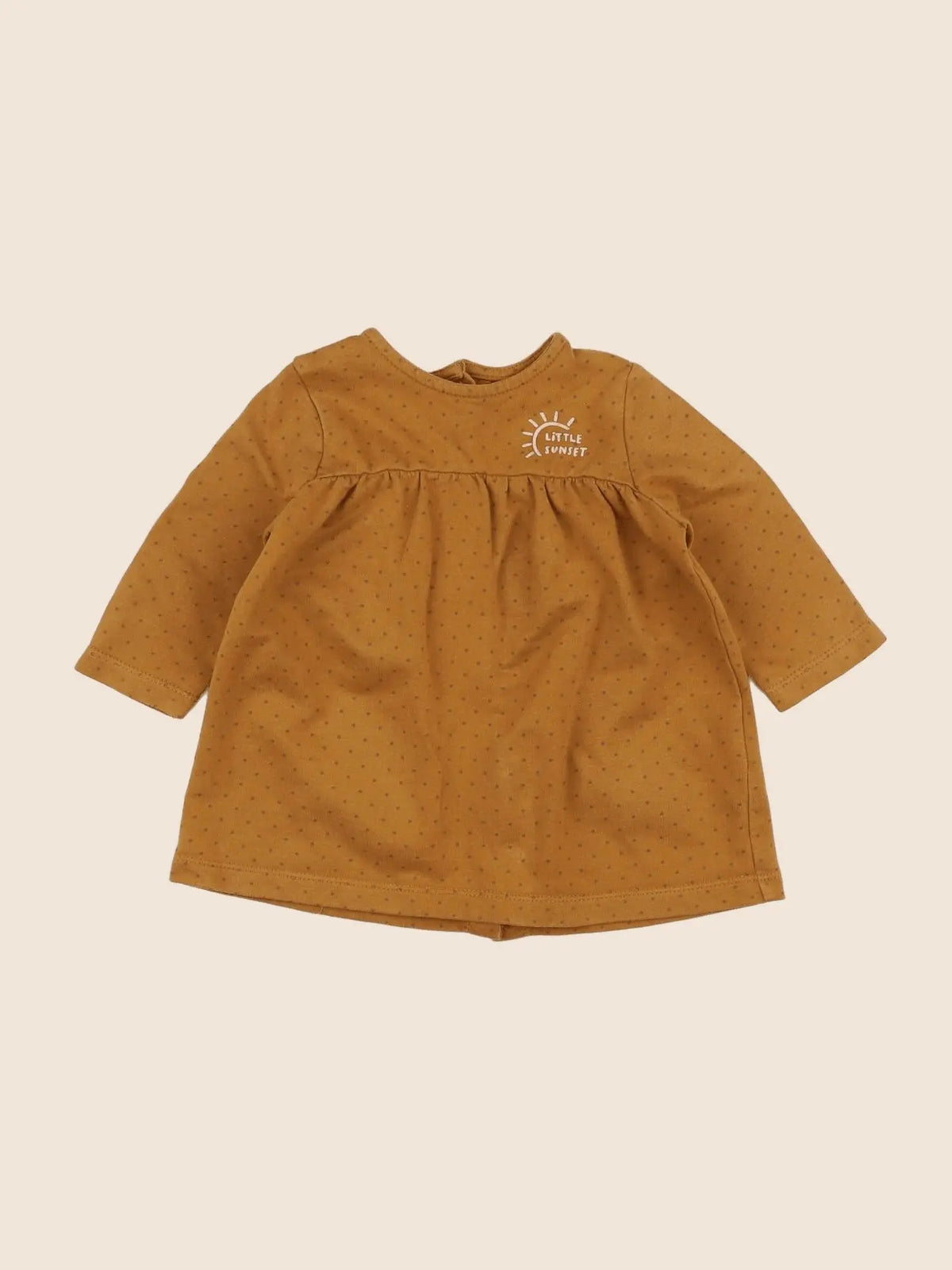 Vertbaudet - robe jaune - 6 mois