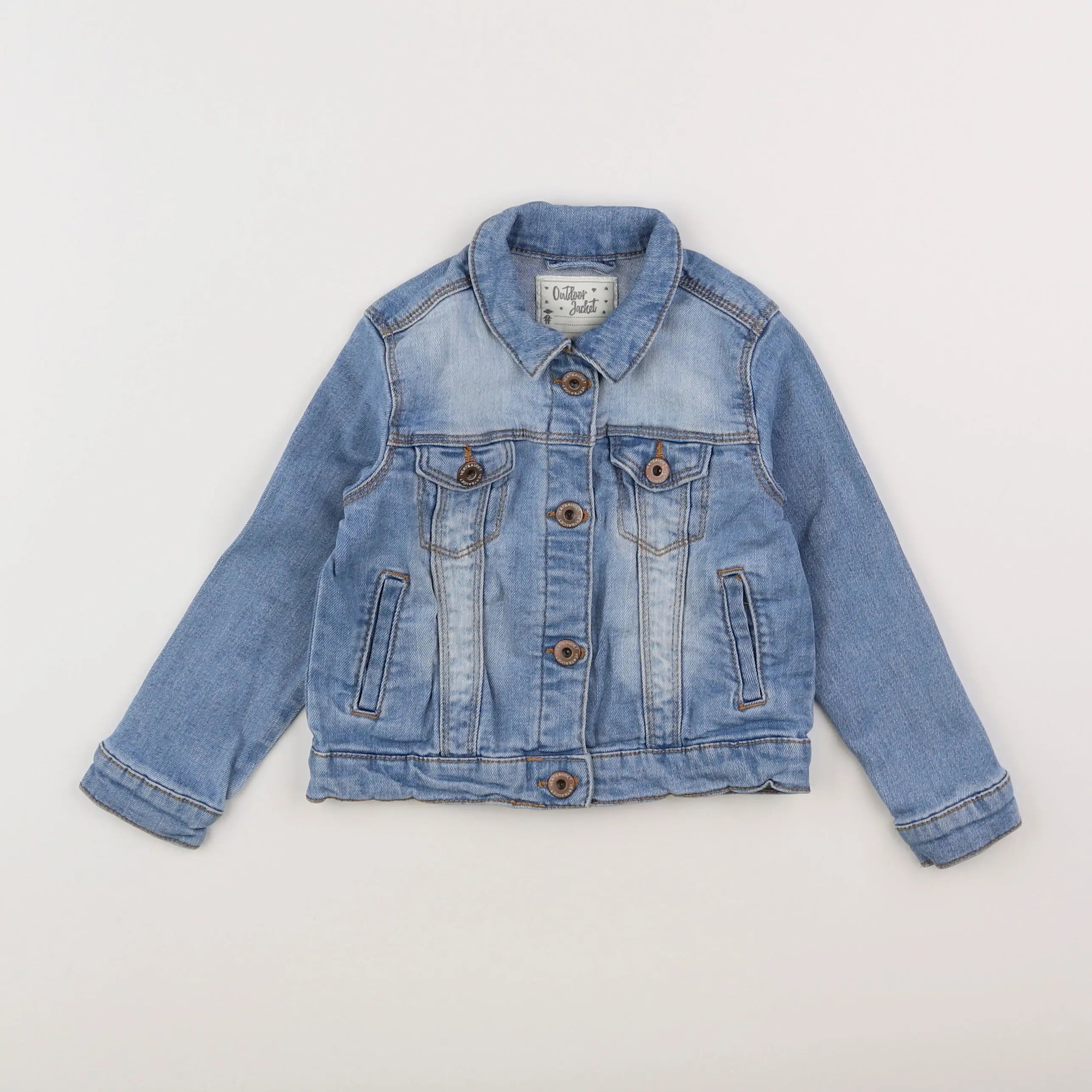 Vertbaudet - veste bleu - 3 ans