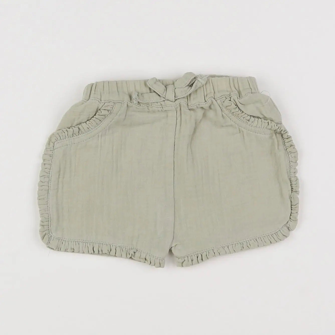 Vertbaudet - short vert - 3 mois