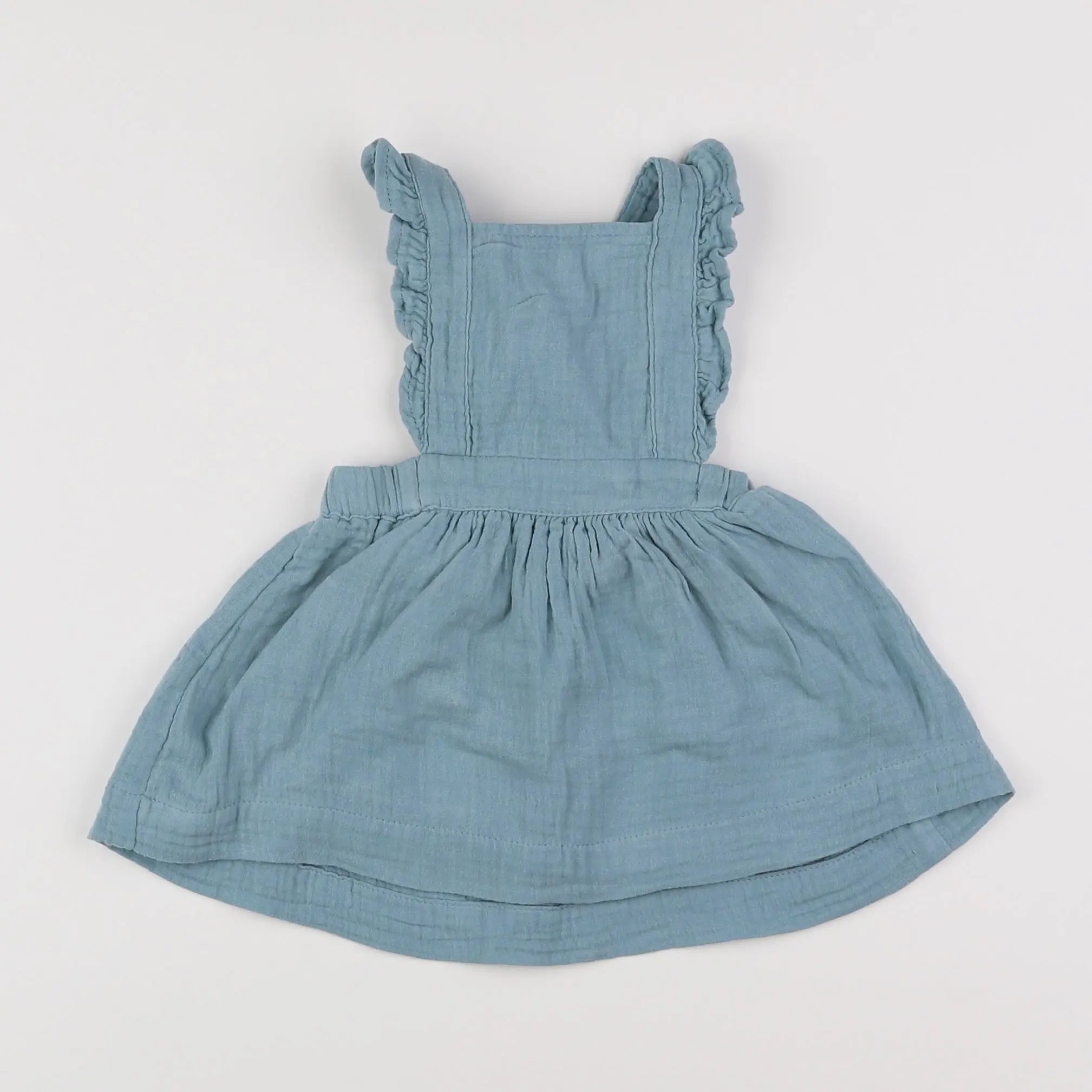 Vertbaudet - robe bleu - 9 mois