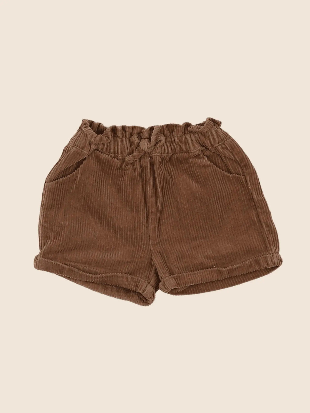 Vertbaudet - short marron - 9 mois