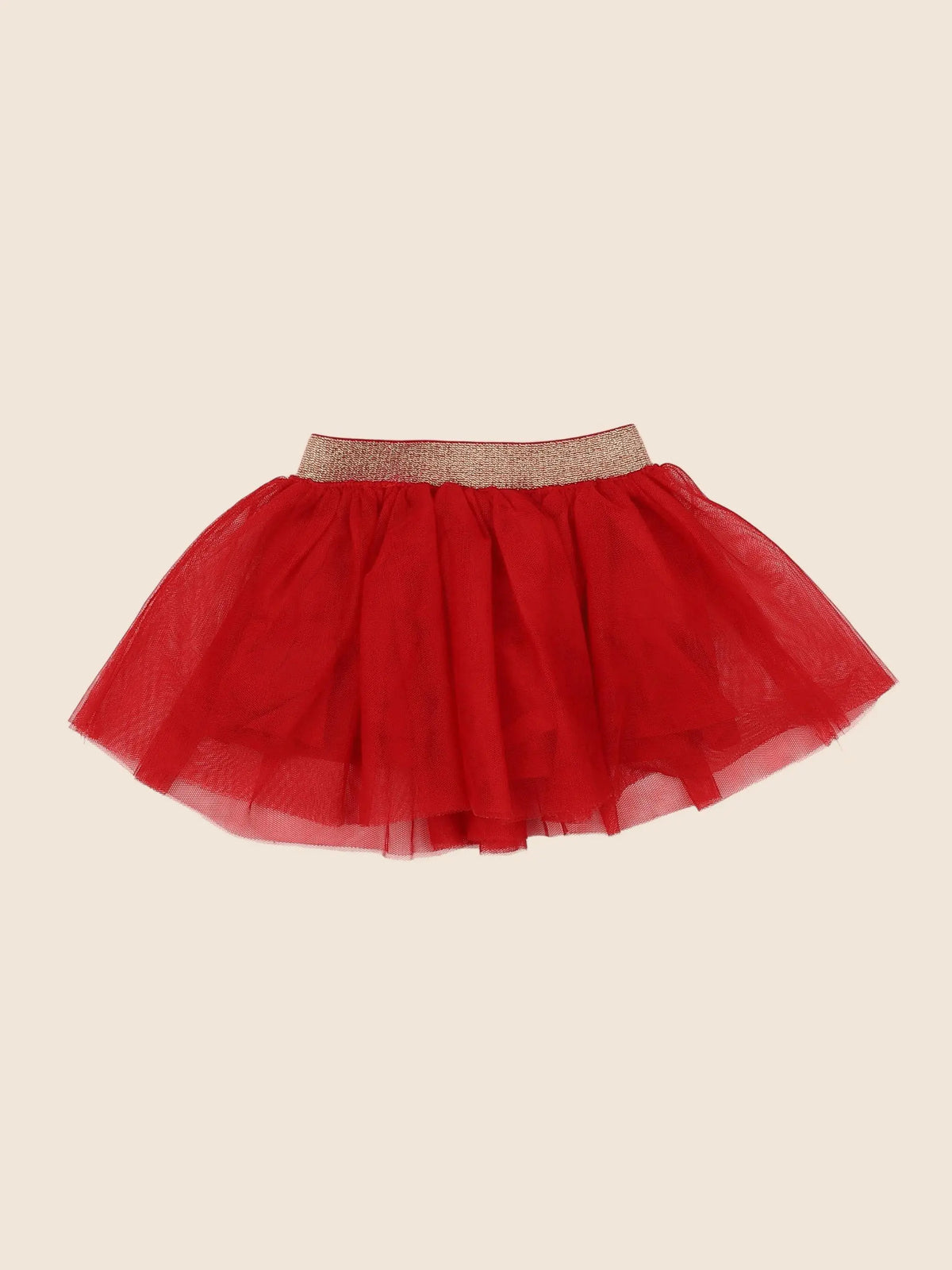 Vertbaudet - jupe rouge - 9 mois