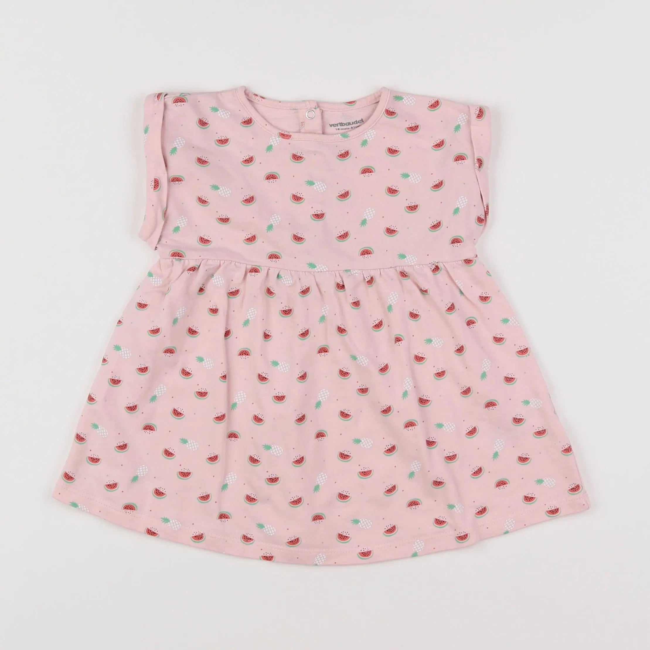 Vertbaudet - robe rose - 18 mois