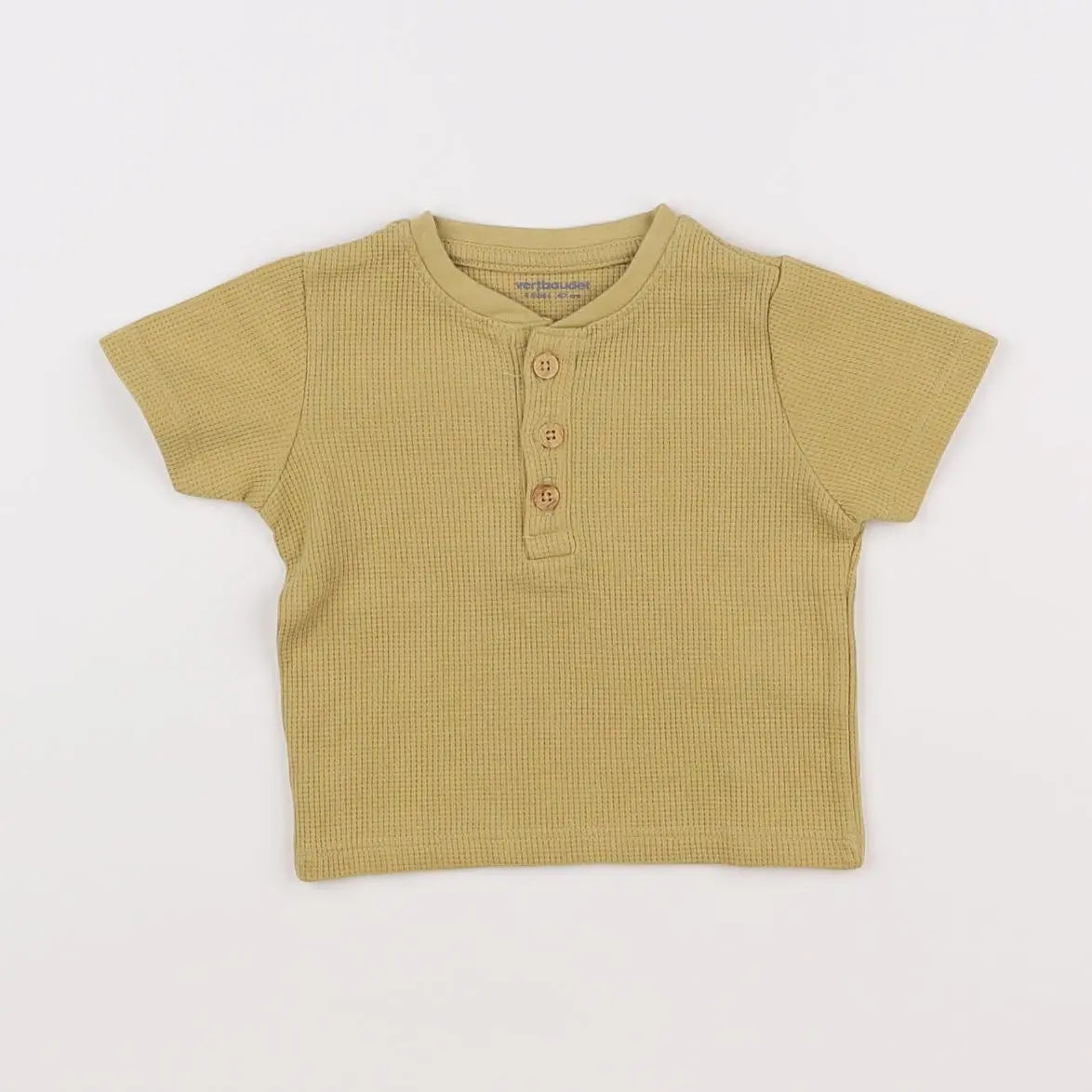 Vertbaudet - tee-shirt jaune - 6 mois