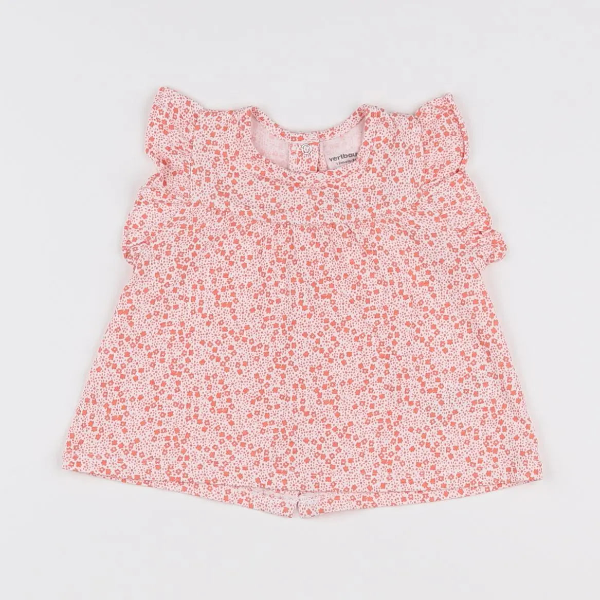 Vertbaudet - tee-shirt rose - 12 mois