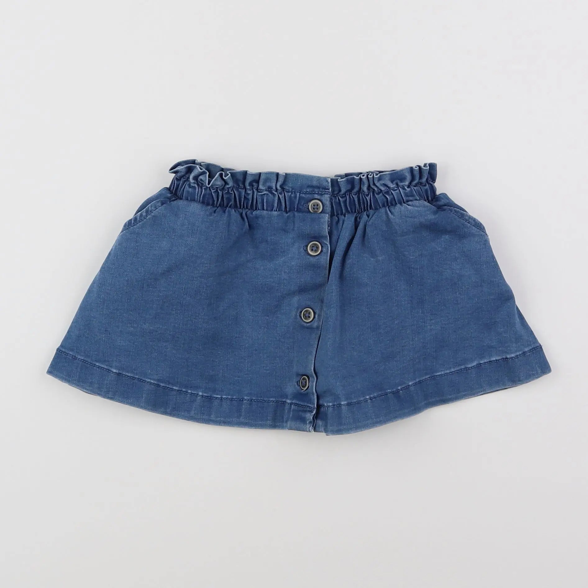 Vertbaudet - jupe bleu - 18 mois
