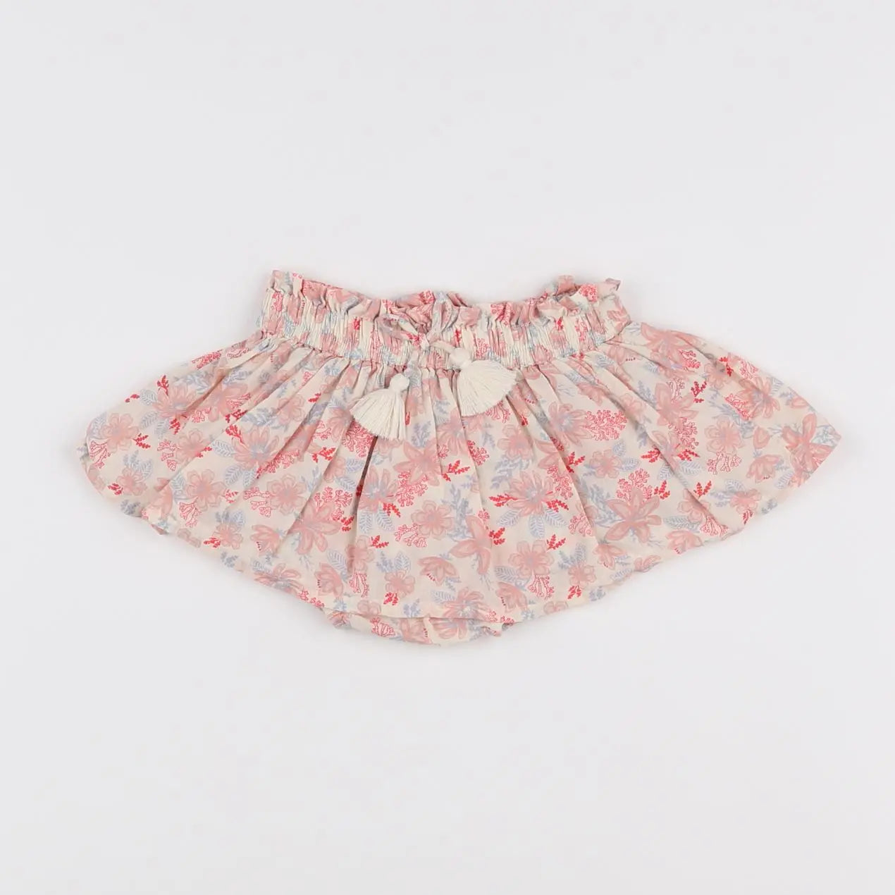 Vertbaudet - jupe short multicolore - 12 mois