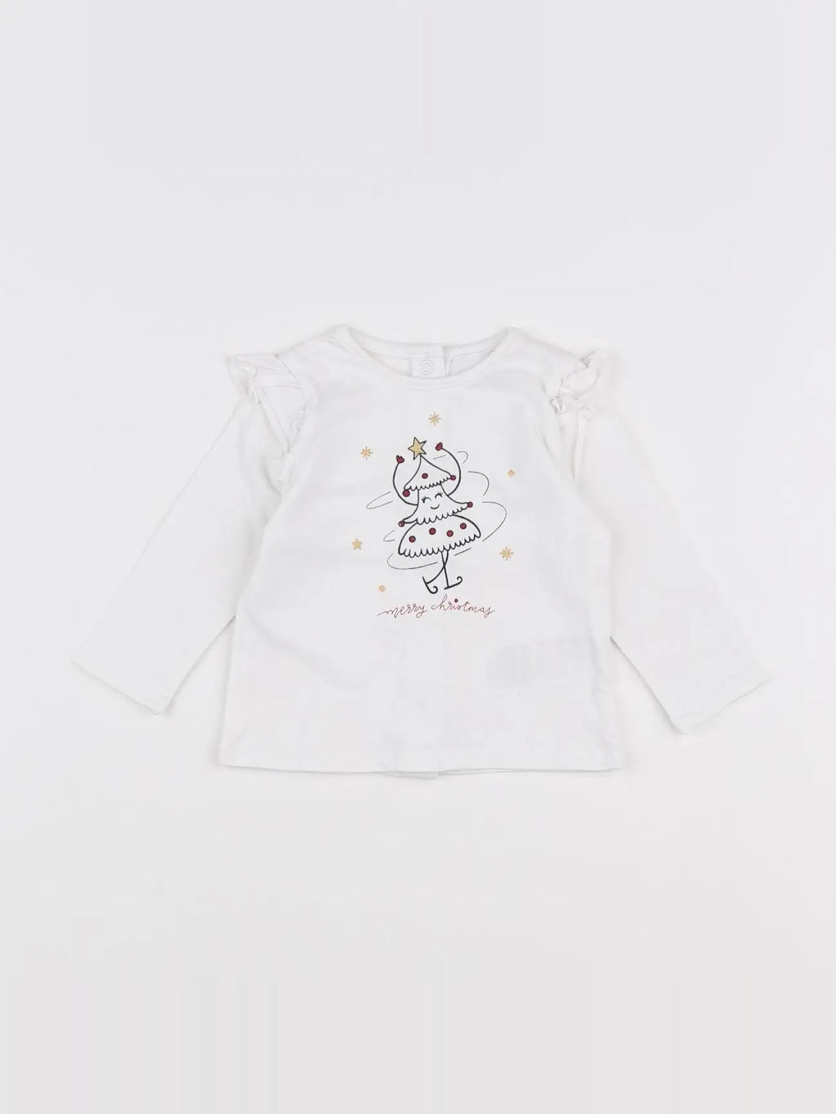 Vertbaudet - tee-shirt blanc - 3 mois