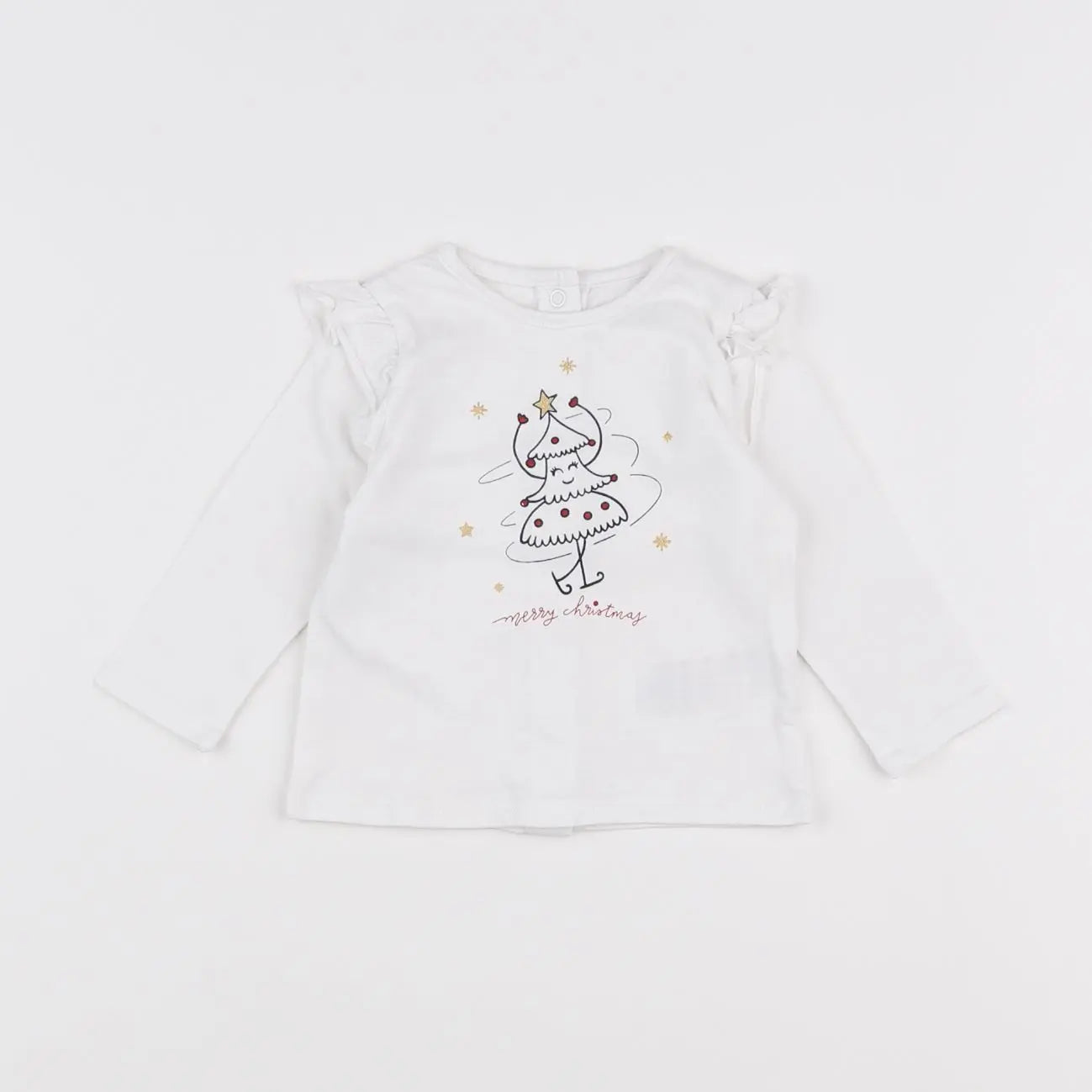 Vertbaudet - tee-shirt blanc - 3 mois