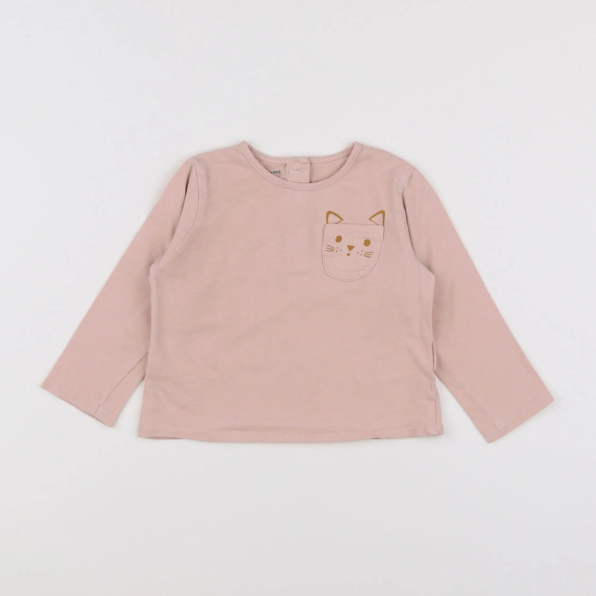 Vertbaudet - tee-shirt rose - 12 mois