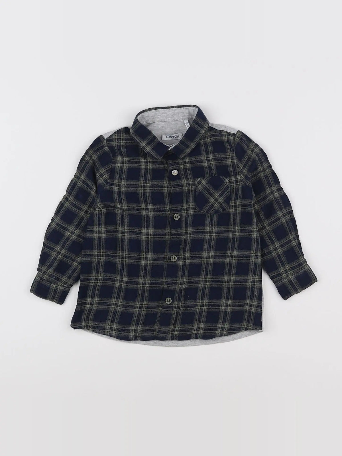 IKKS - chemise bleu, vert - 18 mois
