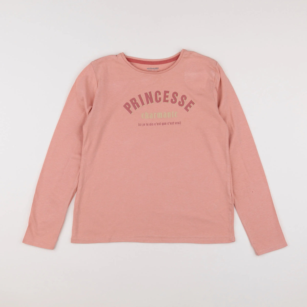 Vertbaudet - tee-shirt rose - 10 ans