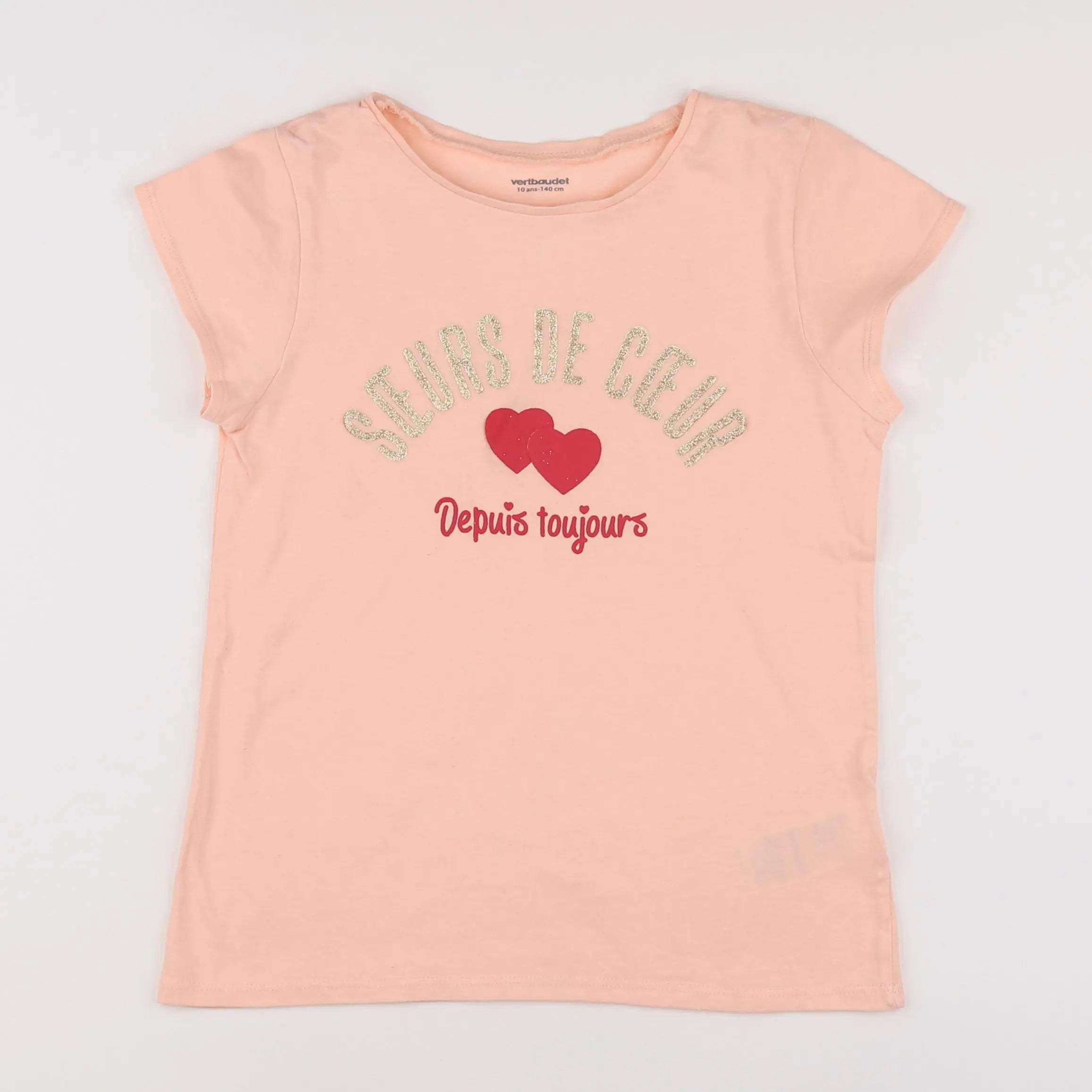 Vertbaudet - tee-shirt multicolore - 10 ans