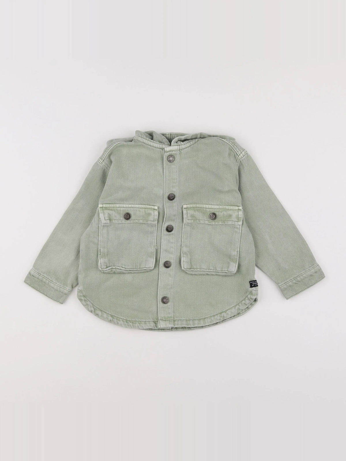 Zara - chemise vert - 9/12 mois