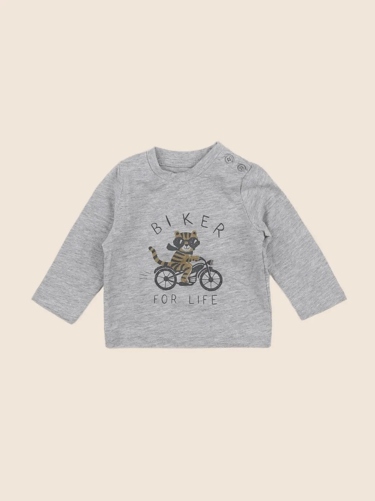 Vertbaudet - tee-shirt gris - 3 mois
