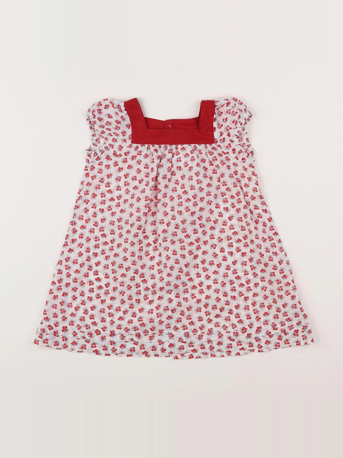 Jacadi - robe rouge - 12 mois