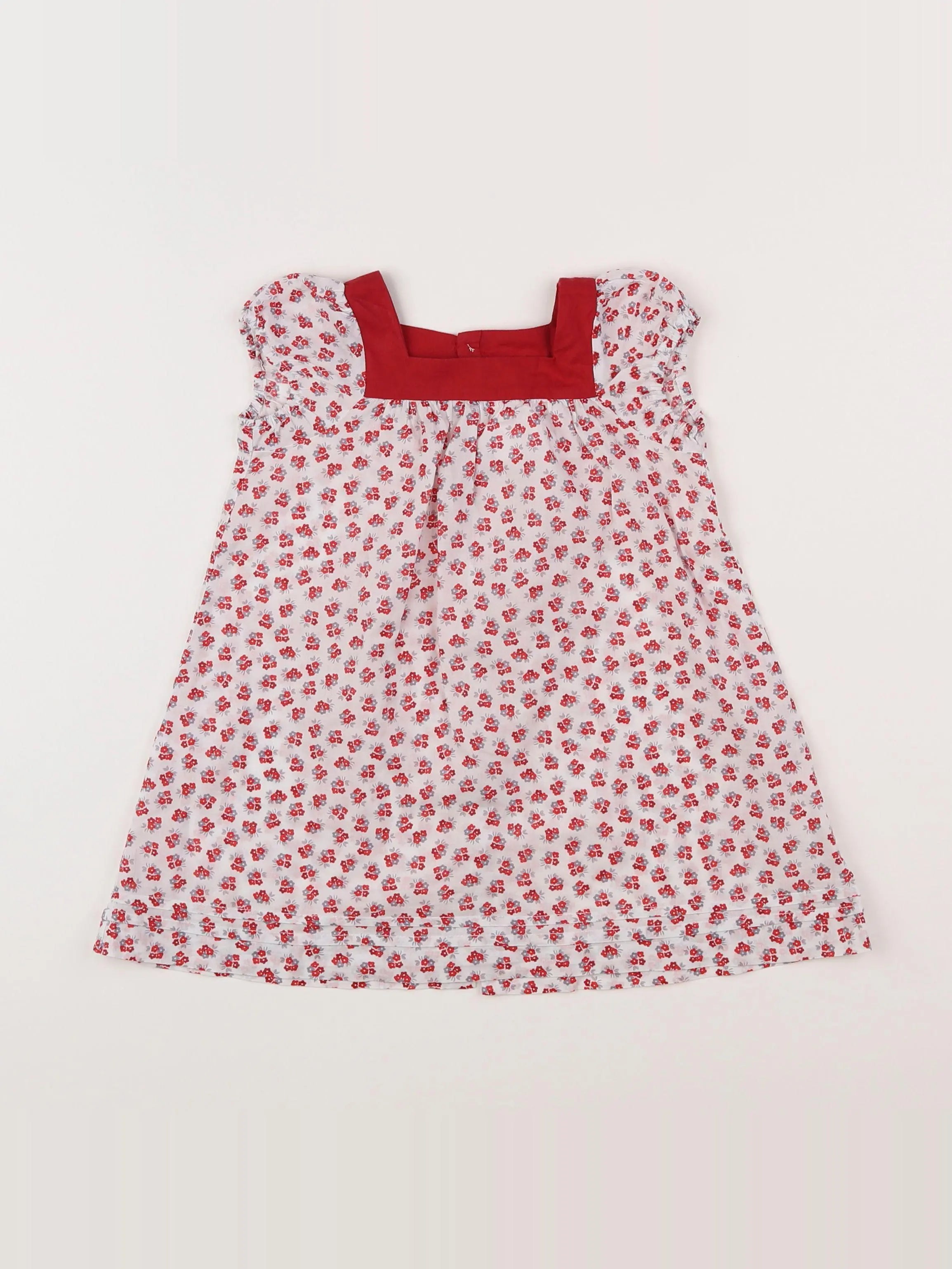 Jacadi - robe rouge - 12 mois