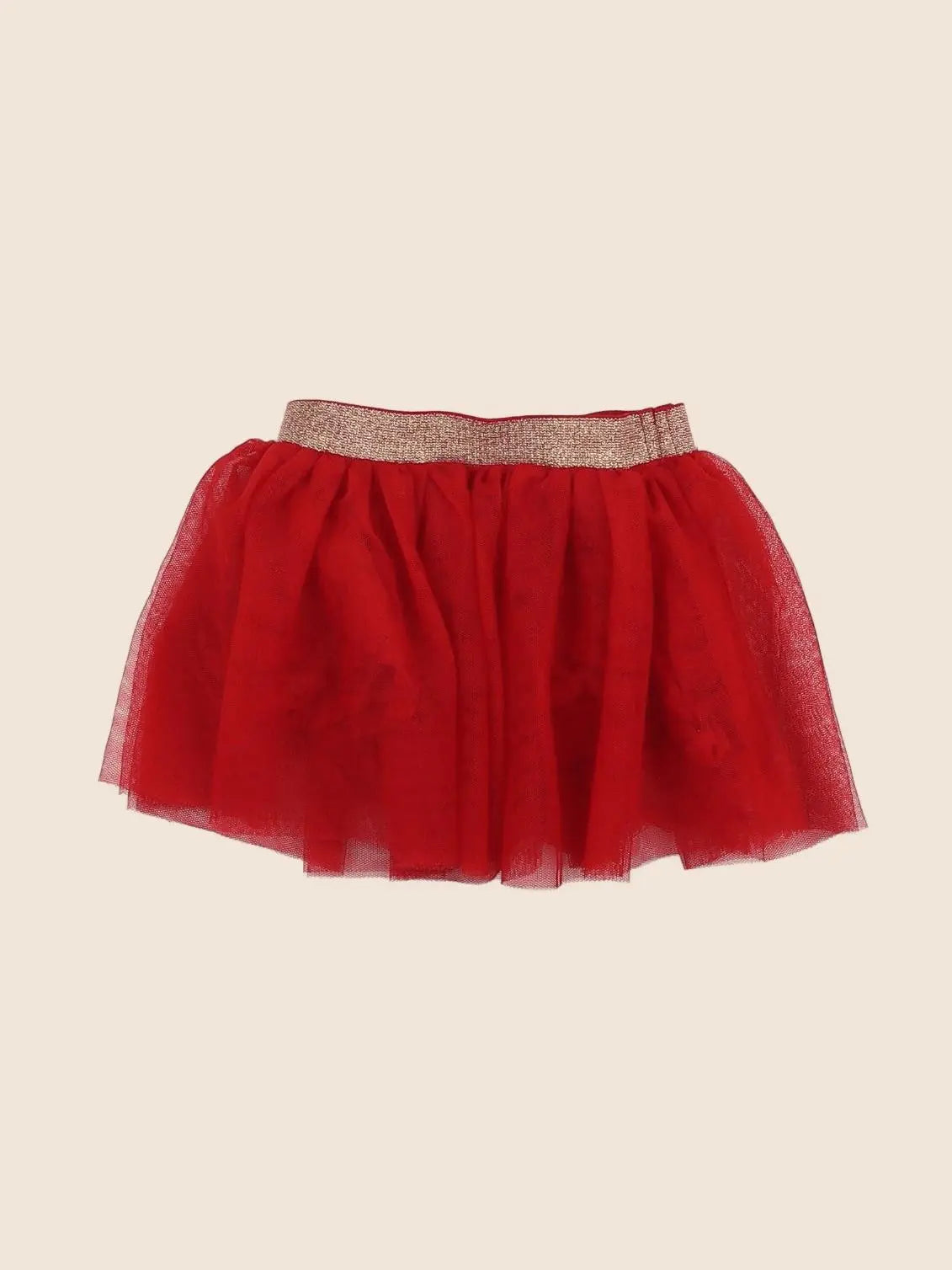 Vertbaudet - jupe rouge - 6 mois