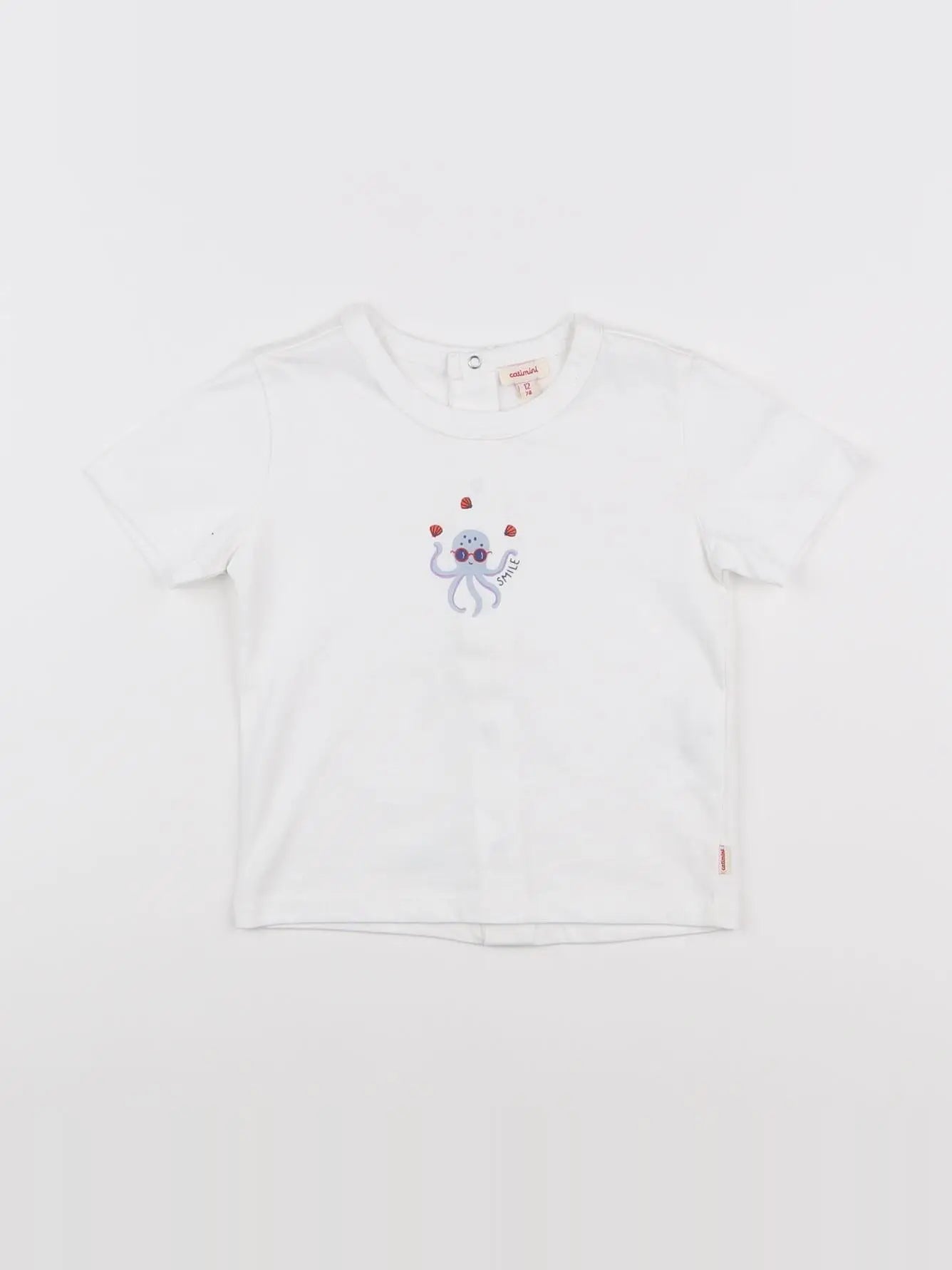 Catimini - tee-shirt blanc - 12 mois