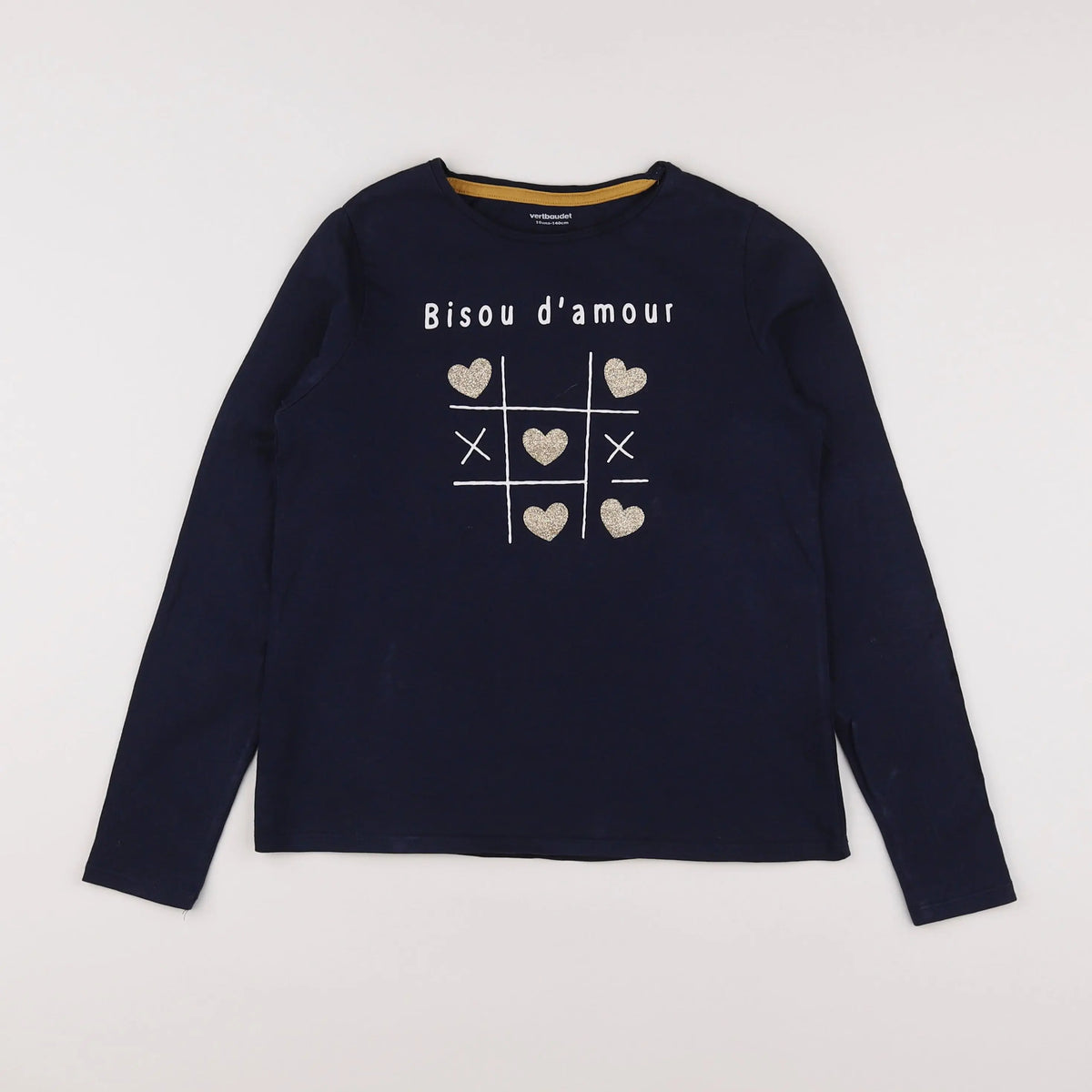 Vertbaudet - tee-shirt bleu - 10 ans