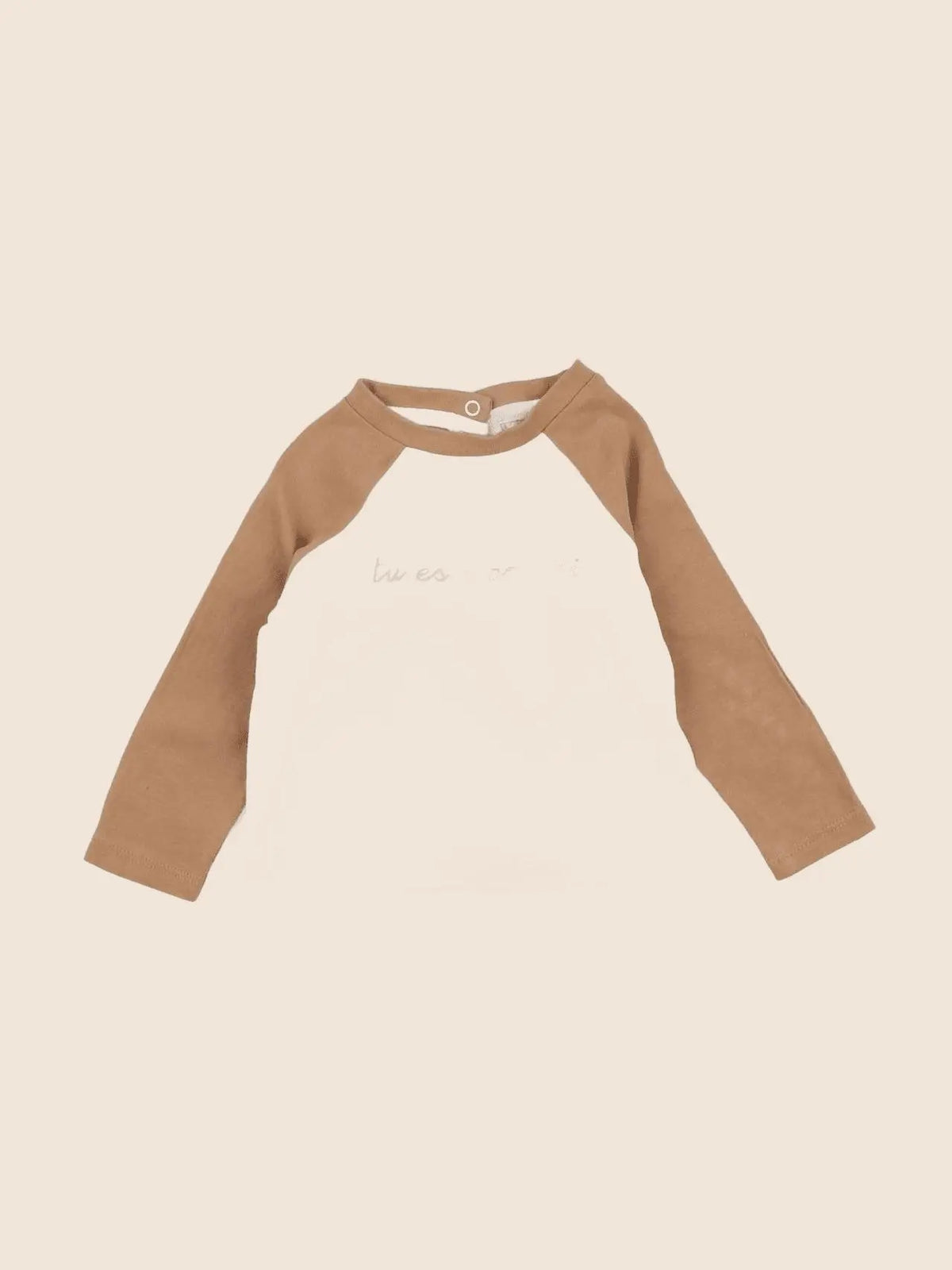 Vertbaudet - tee-shirt beige - 3 mois