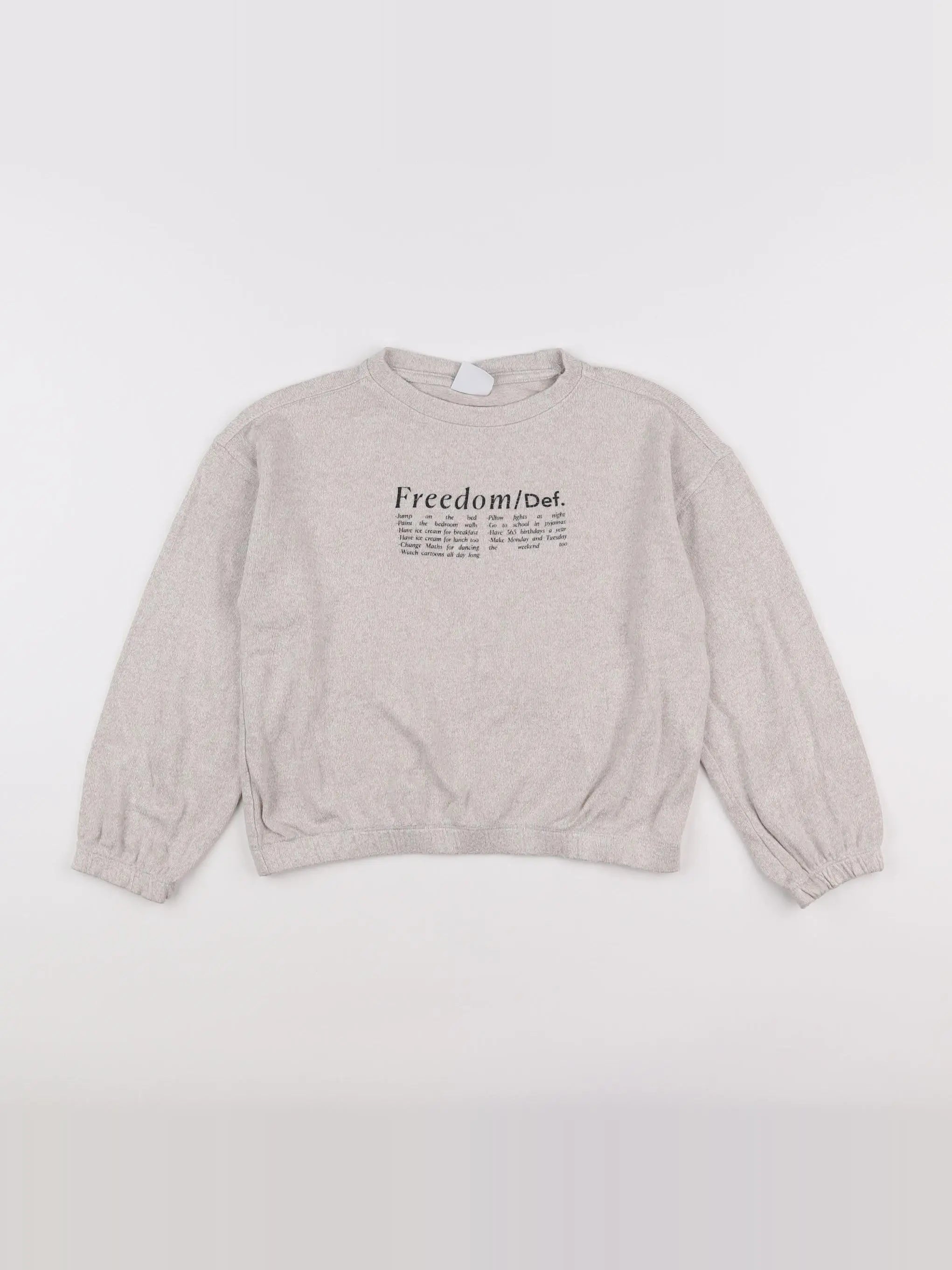 Zara - pull beige - 8 ans