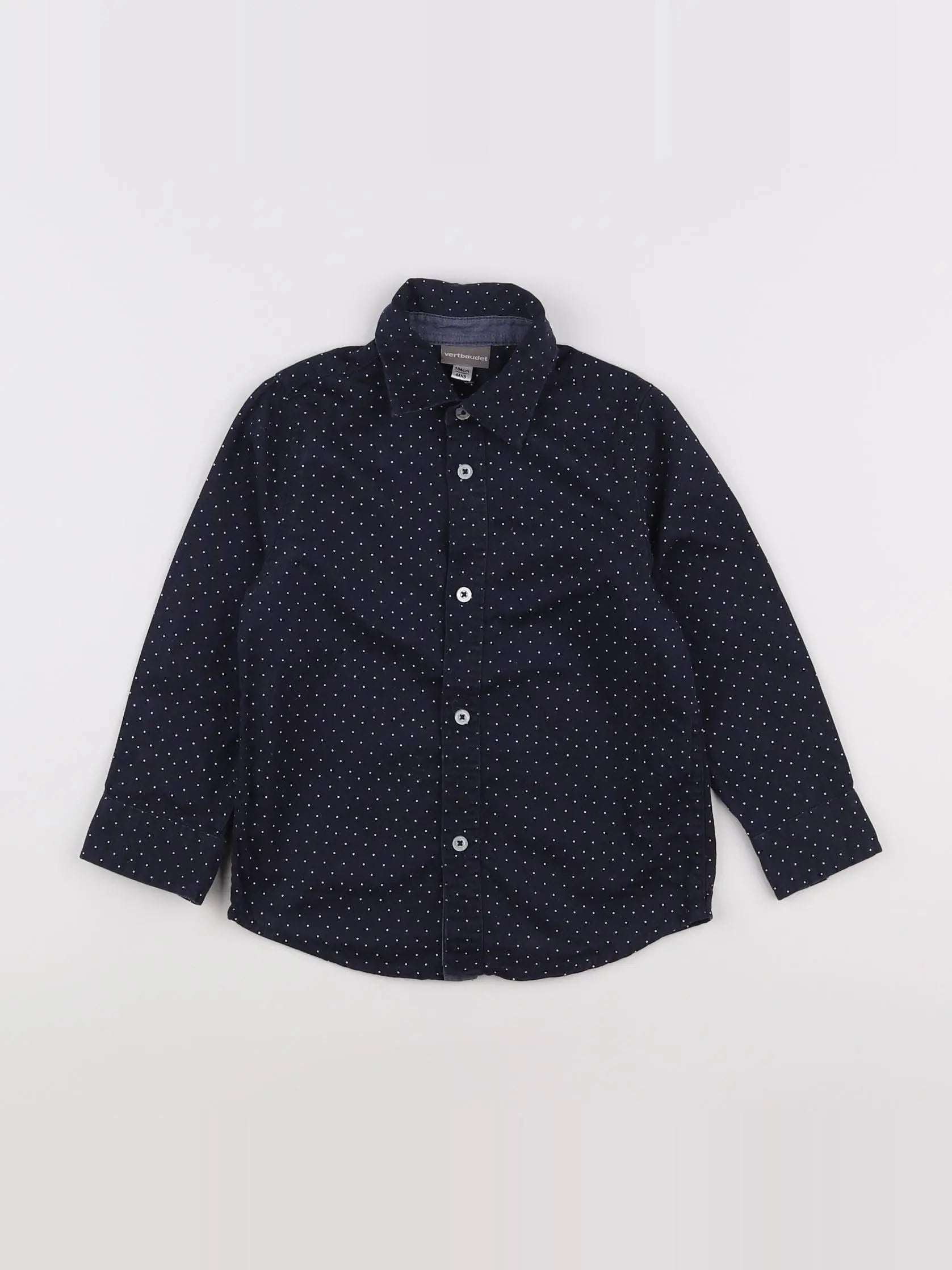Vertbaudet - chemise bleu - 4 ans