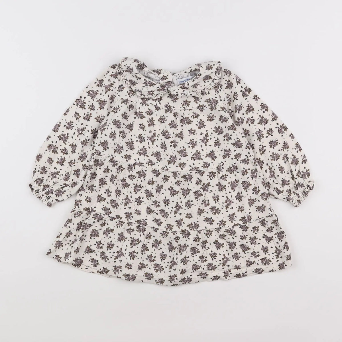 Vertbaudet - robe beige - 18 mois